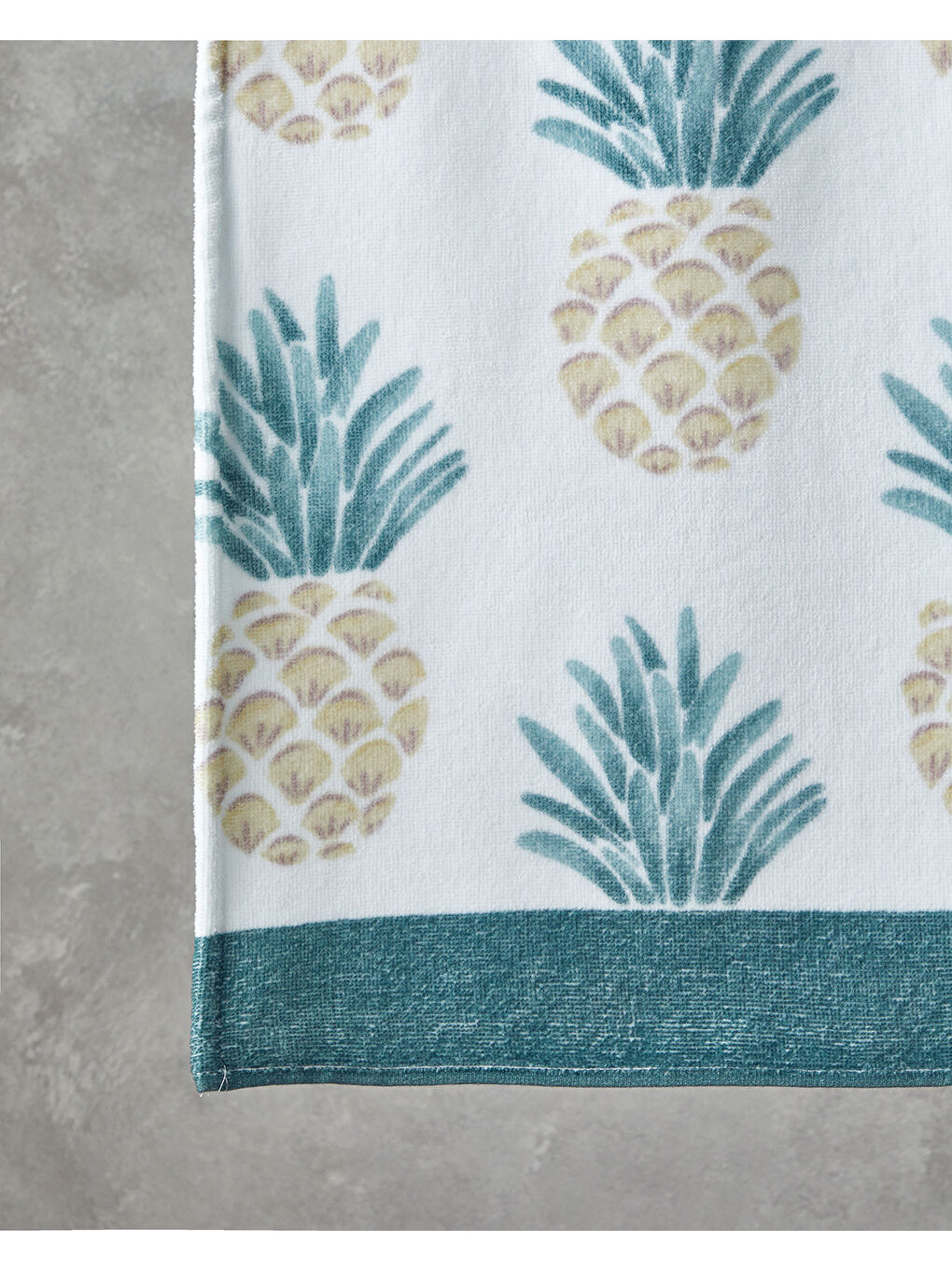 Lila Jeylo Pamuklu Plaj Havlusu 90x150 cm Ekru-Sarı-1