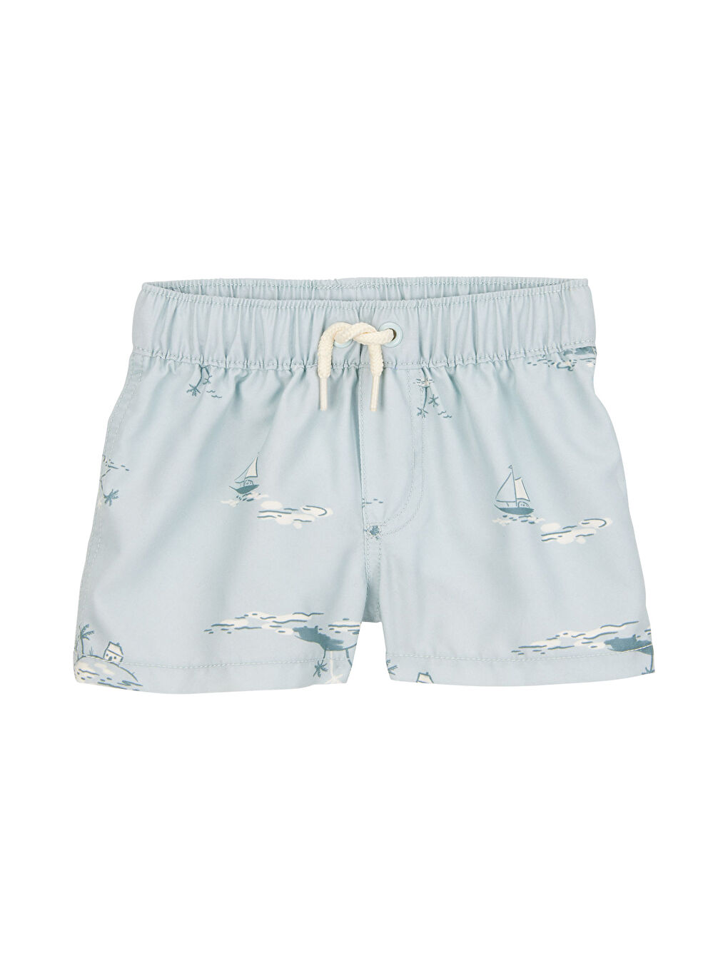 Mavi Erkek Bebek Güneş Koruyucu Mayo Set-1