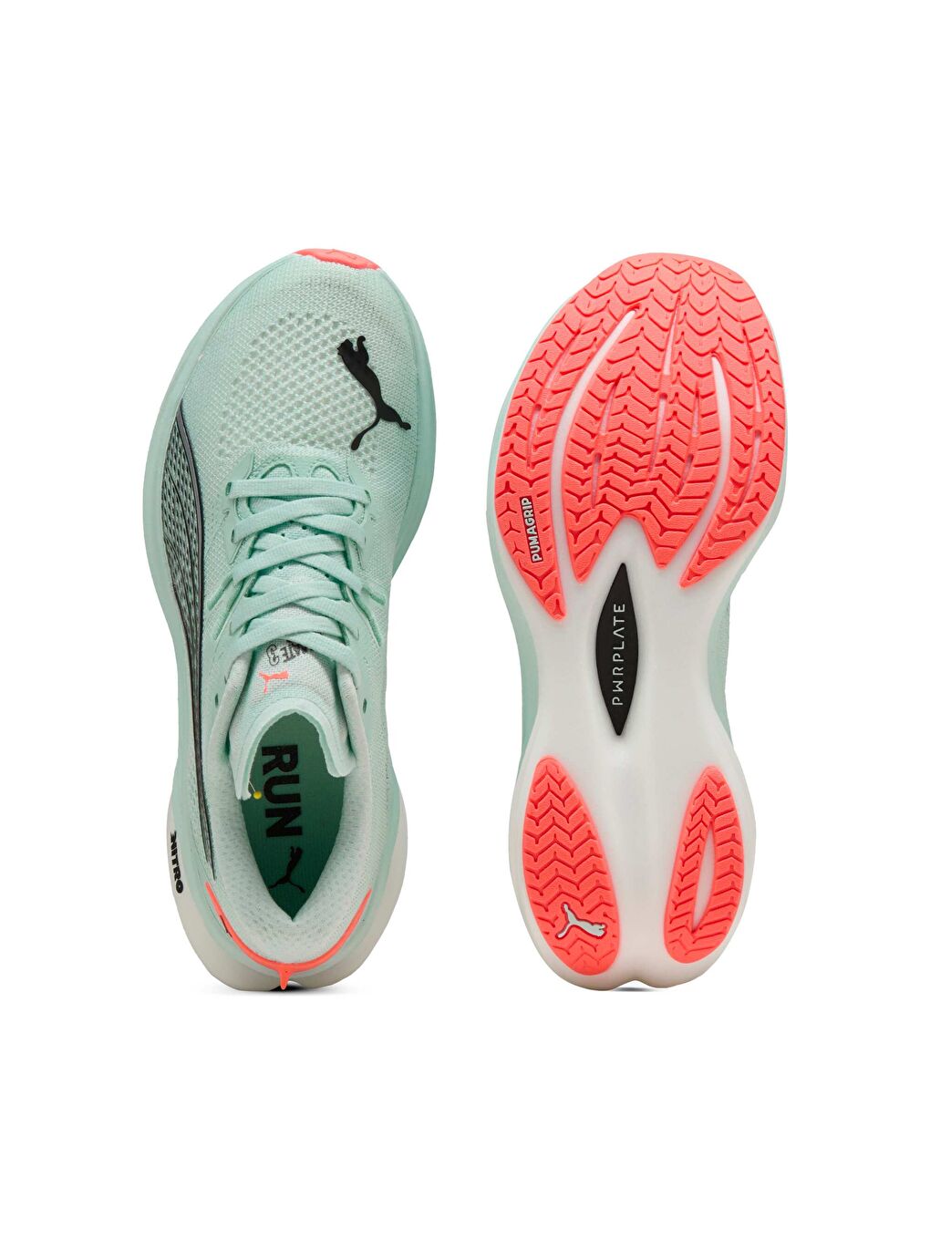 Yeşil DEVIATE NITRO 3 Kadın Koşu Ayakkabısı-3