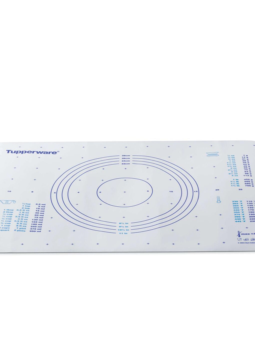 Tupperware Beyaz Hamur Açma Matı Mürdüm - 1