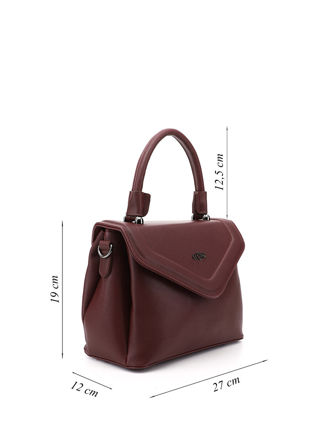 Bordo Kadın AÇIK BORDO Uzun Askılı El Ve Omuz Çantası-1