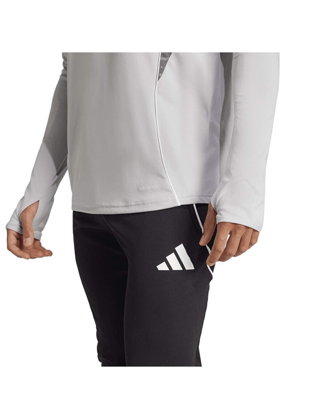 Tiro25C Training Top Erkek Gri Dik Yaka Ceket-3