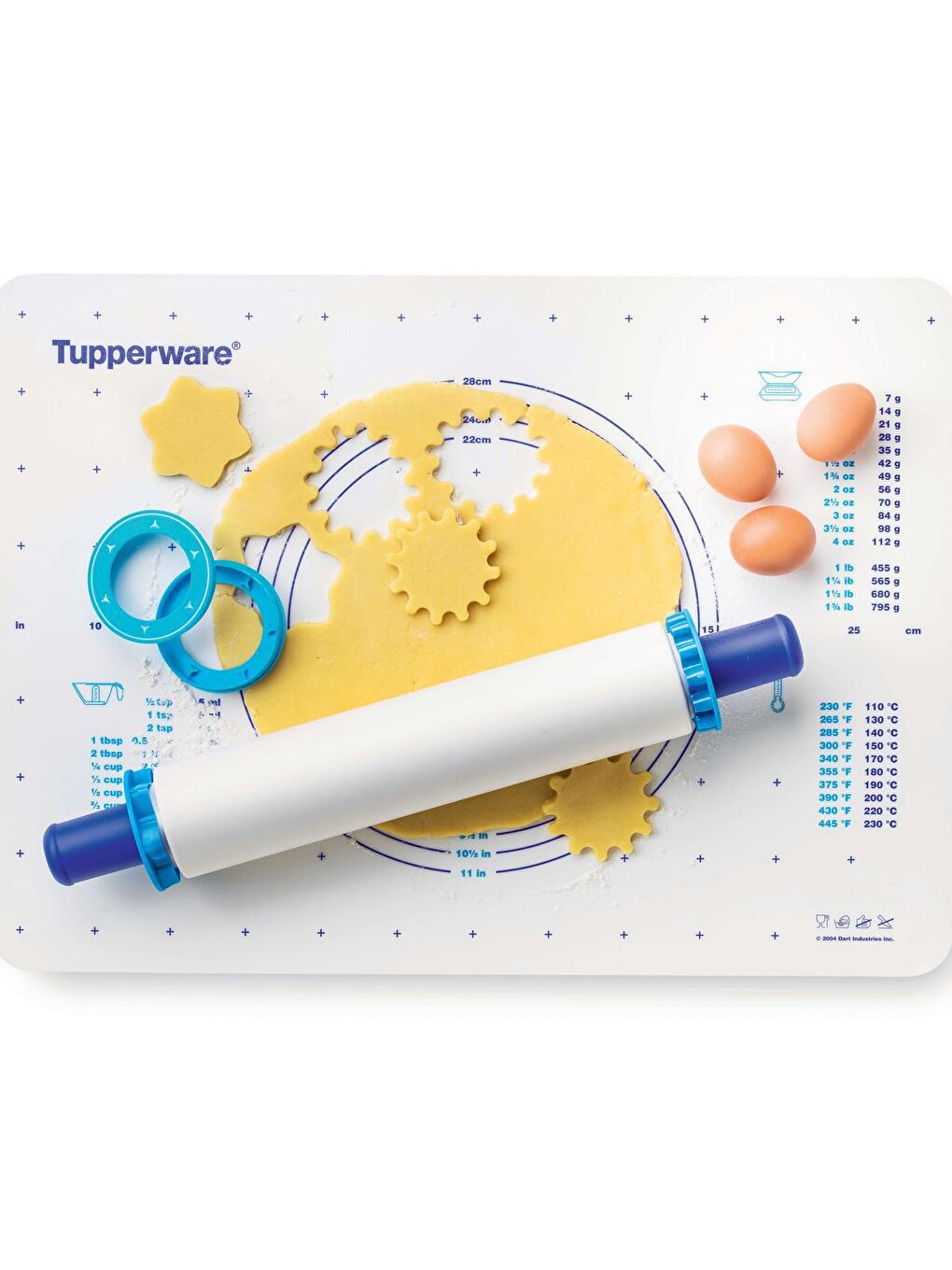 Tupperware Beyaz Hamur Açma Matı Mürdüm - 3