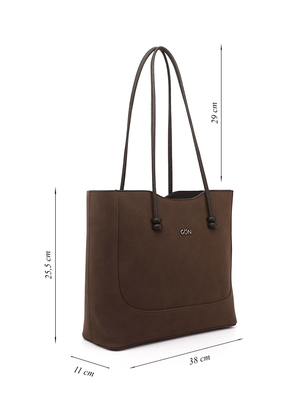 Kahverengi Kadın AÇIK KAHVERENGİ Yavrulu Omuz Çantası-1