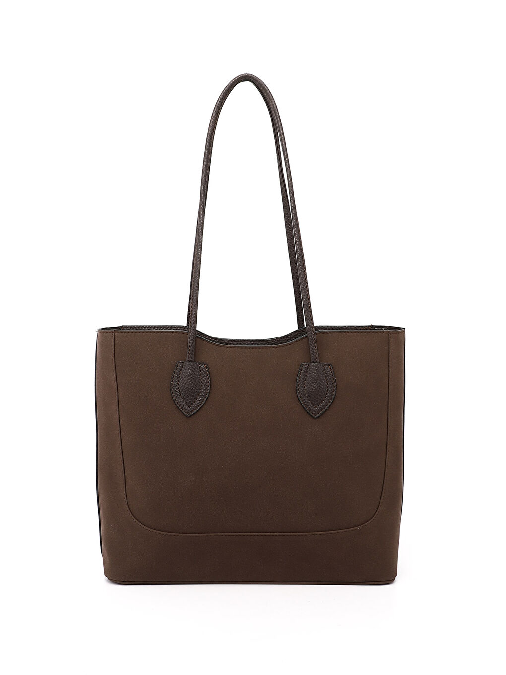 Kahverengi Kadın AÇIK KAHVERENGİ Yavrulu Omuz Çantası-3