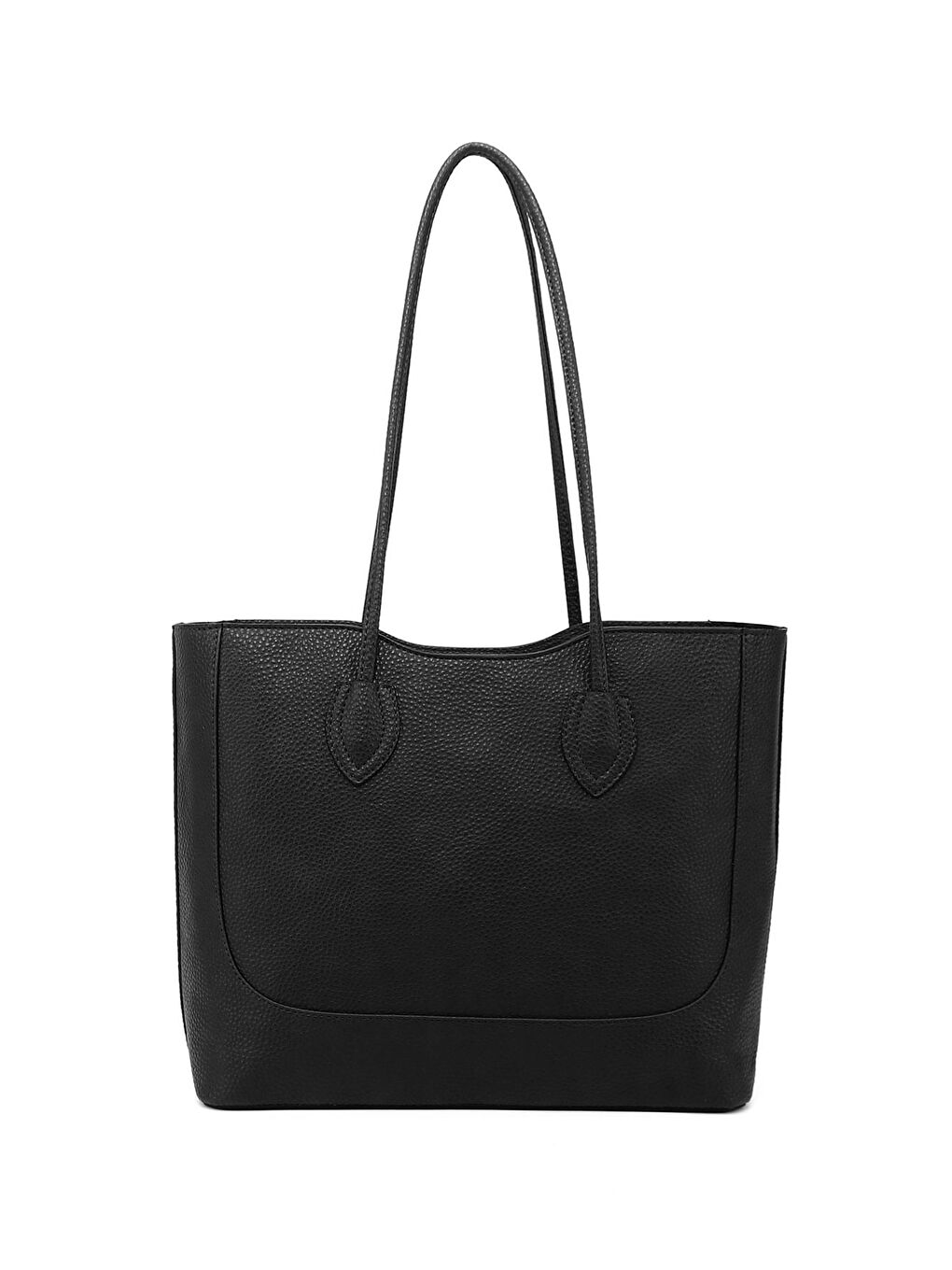 Siyah Kadın AÇIK SİYAH Yavrulu Omuz Çantası-3