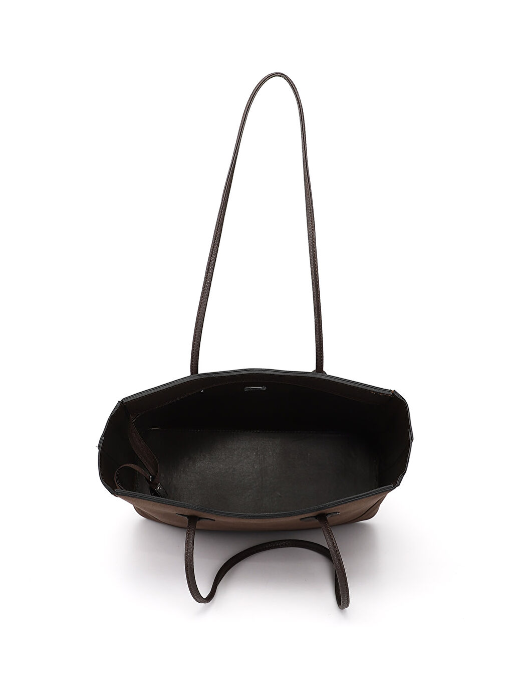 Kahverengi Kadın AÇIK KAHVERENGİ Yavrulu Omuz Çantası-4