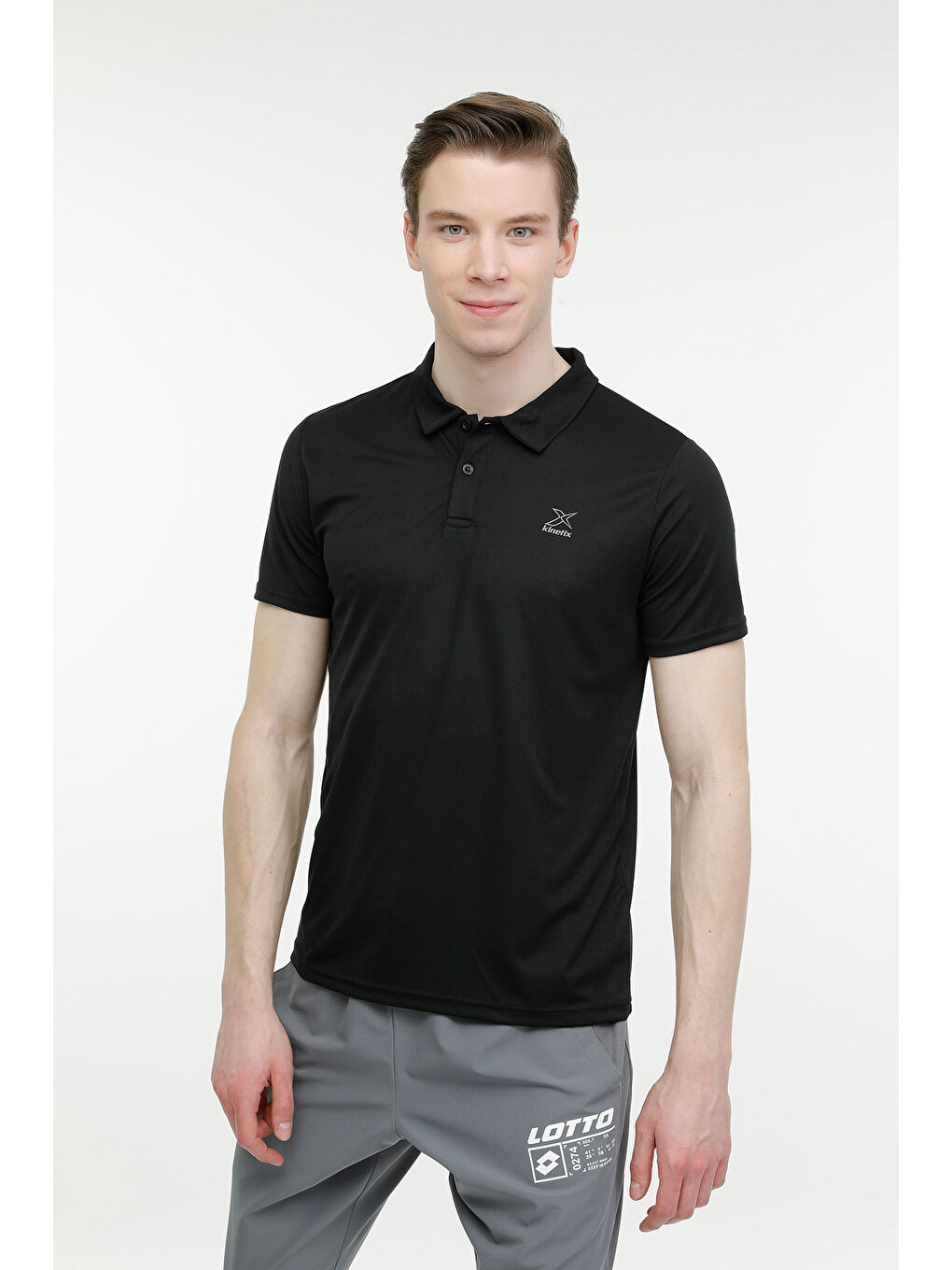 M-SN328 PES T-SHIRT 3FX Siyah Erkek Kısa Kol Tişört