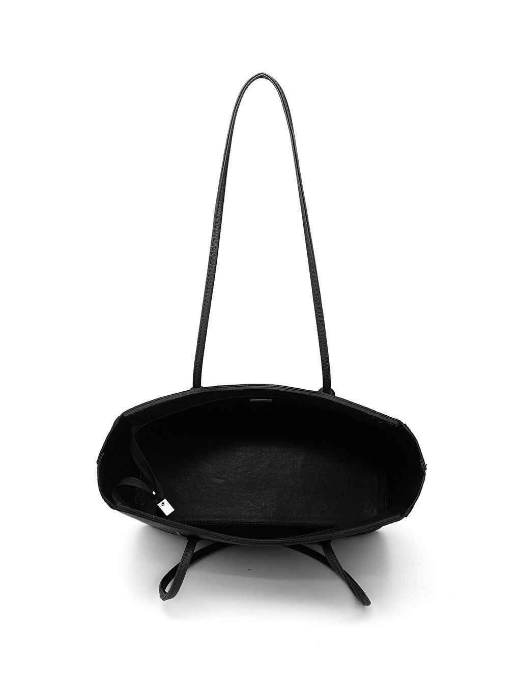 Siyah Kadın AÇIK SİYAH Yavrulu Omuz Çantası-4