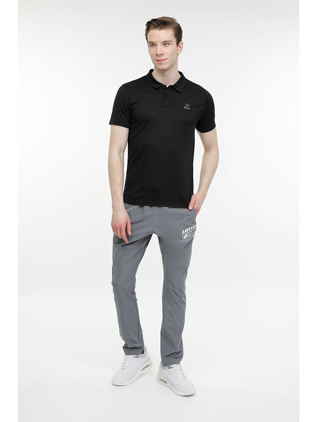 M-SN328 PES T-SHIRT 3FX Siyah Erkek Kısa Kol Tişört-2