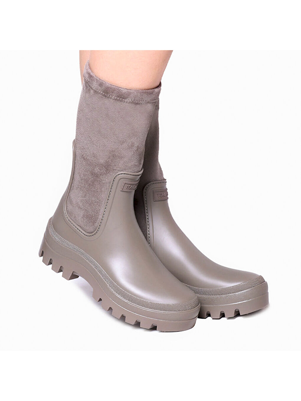 Kahverengi Kadın Çizme (Yağmur ) Cesena Taupe-3