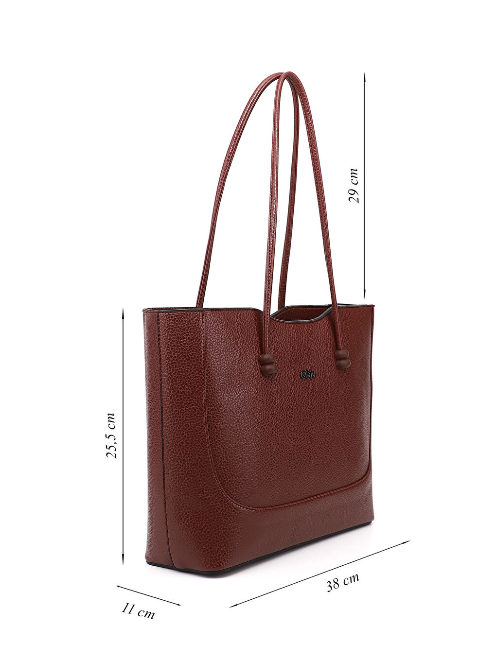 Bordo Kadın AÇIK BORDO Yavrulu Omuz Çantası-1