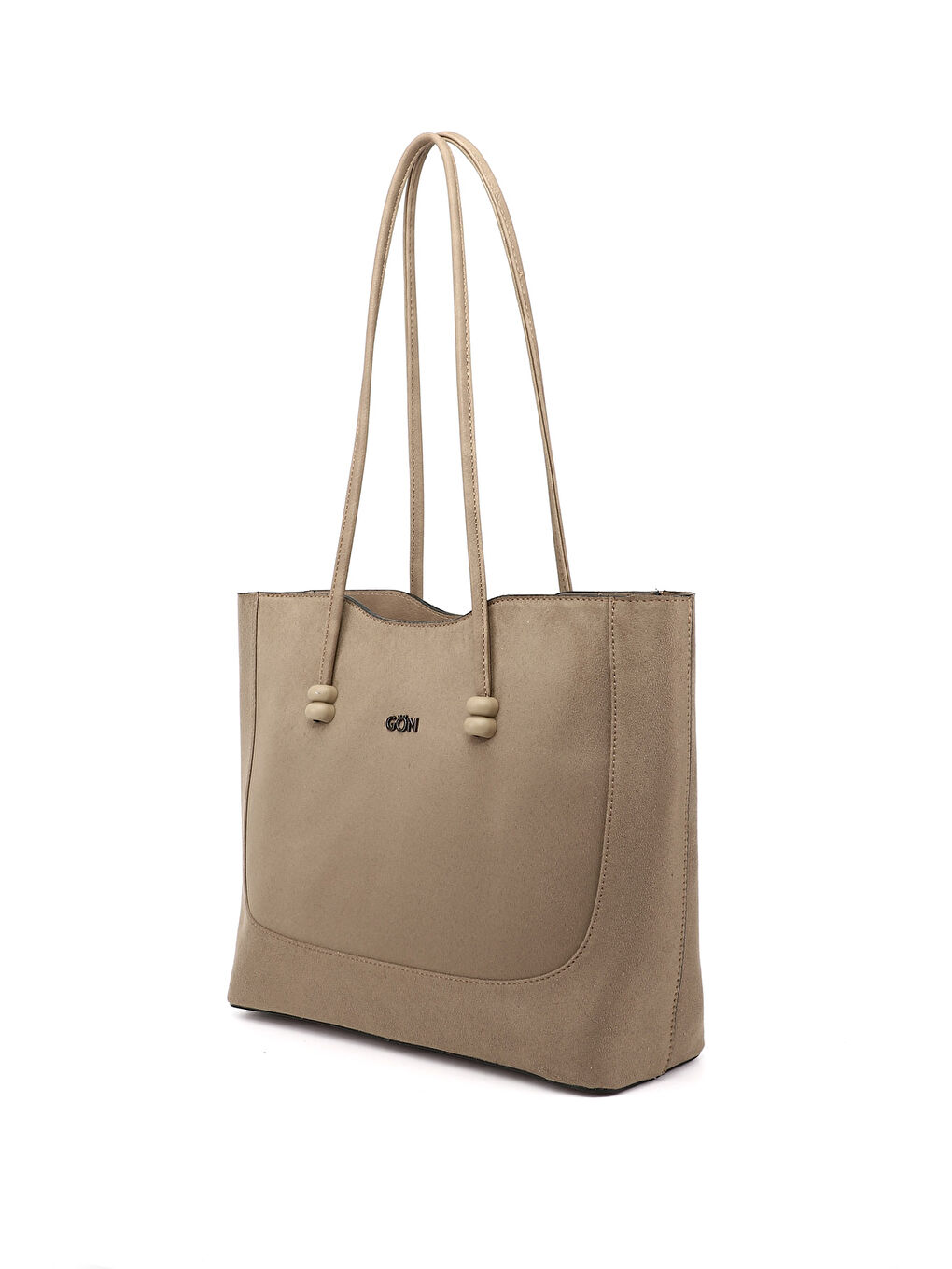 Kahverengi Kadın AÇIK VİZON Yavrulu Omuz Çantası-2