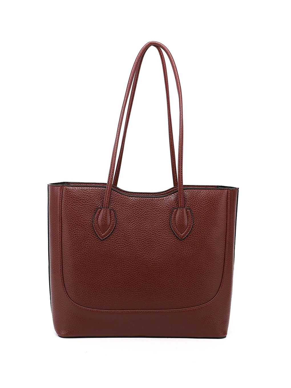 Bordo Kadın AÇIK BORDO Yavrulu Omuz Çantası-3