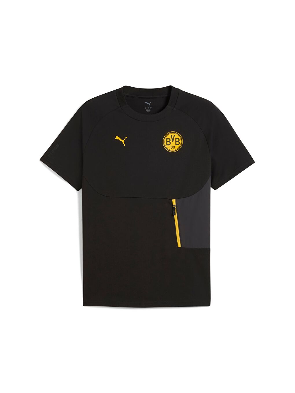 Siyah BORUSSIA Dortmund PUMATECH Erkek Cepli Tişört