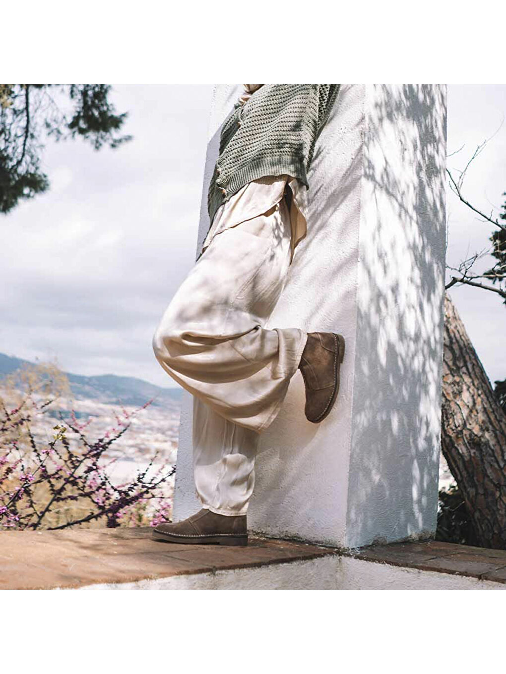 Kahverengi Kadın Bot INDIA-SY Ankle boot in Suede in Taupe-4