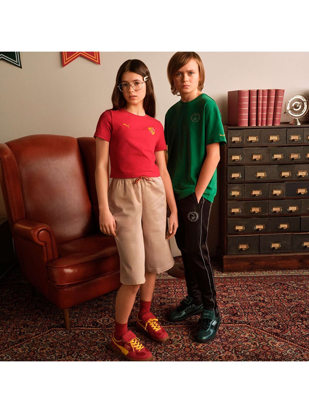 Kırmızı x HARRY POTTER Palermo Genç Ayakkabı-8