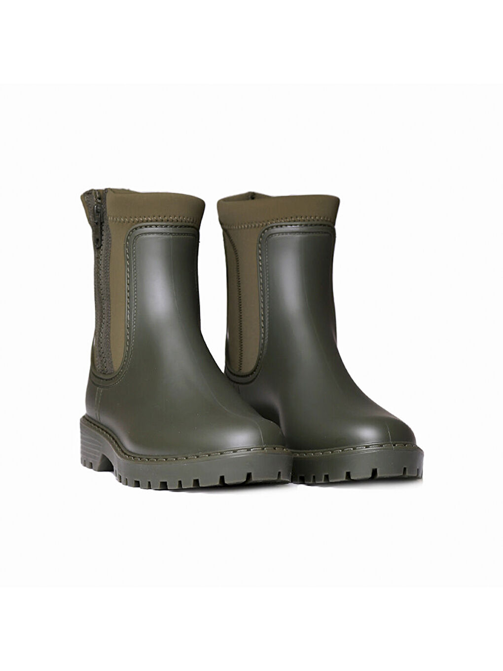 Haki Kadın Bot (Yağmur ) Clais Ankle Boot Water Khaki (Caqui)-1