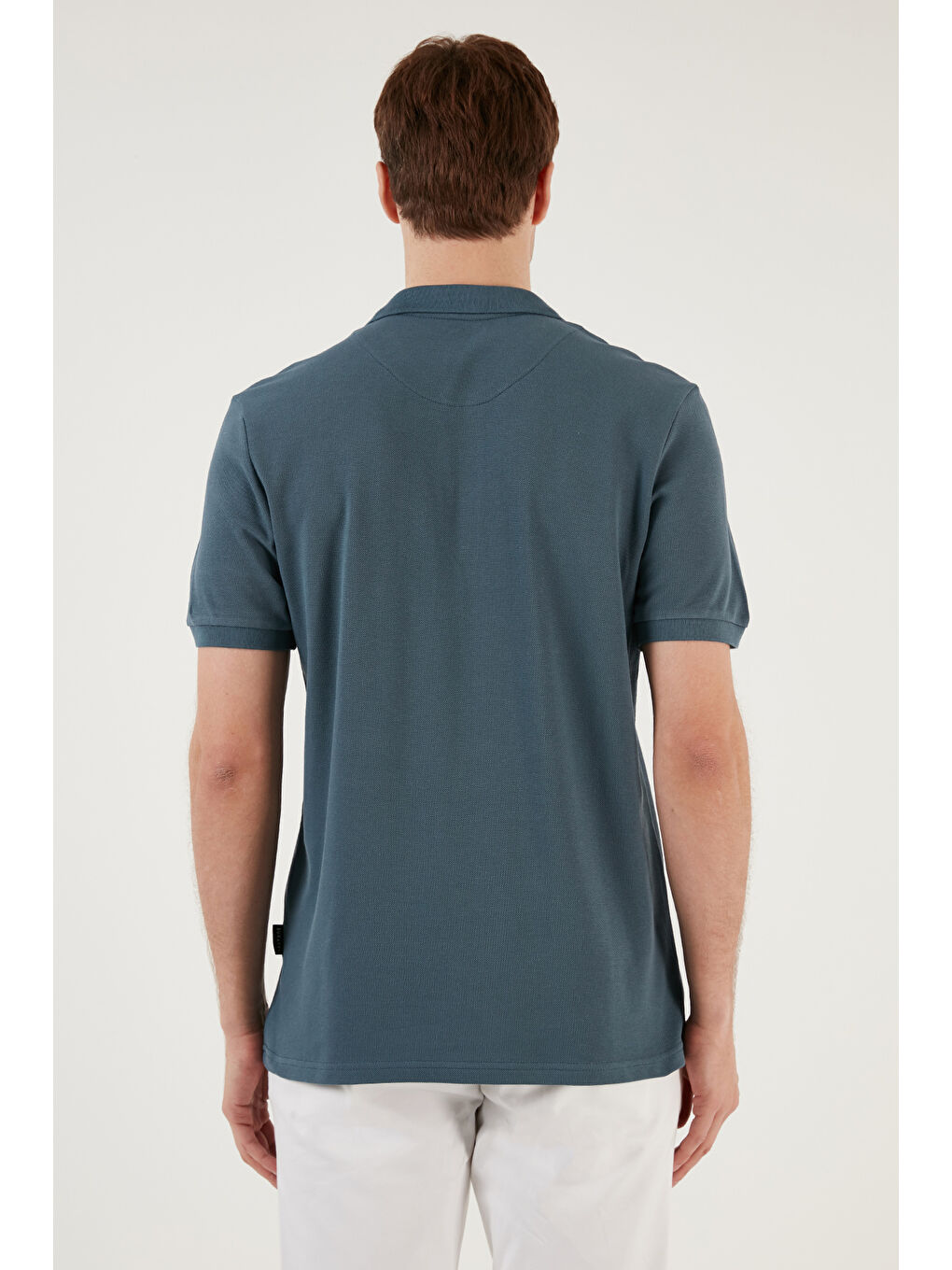 Yeşil Pamuklu Regular Fit Düğmeli Polo Yaka 3'lü Paket Tişört 5902127S3-4