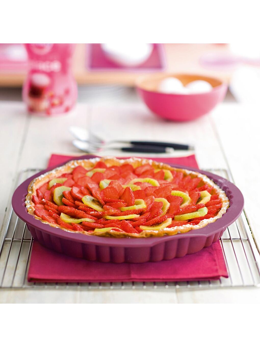 Tupperware Mor Silikon Tart Kalıbı - 1