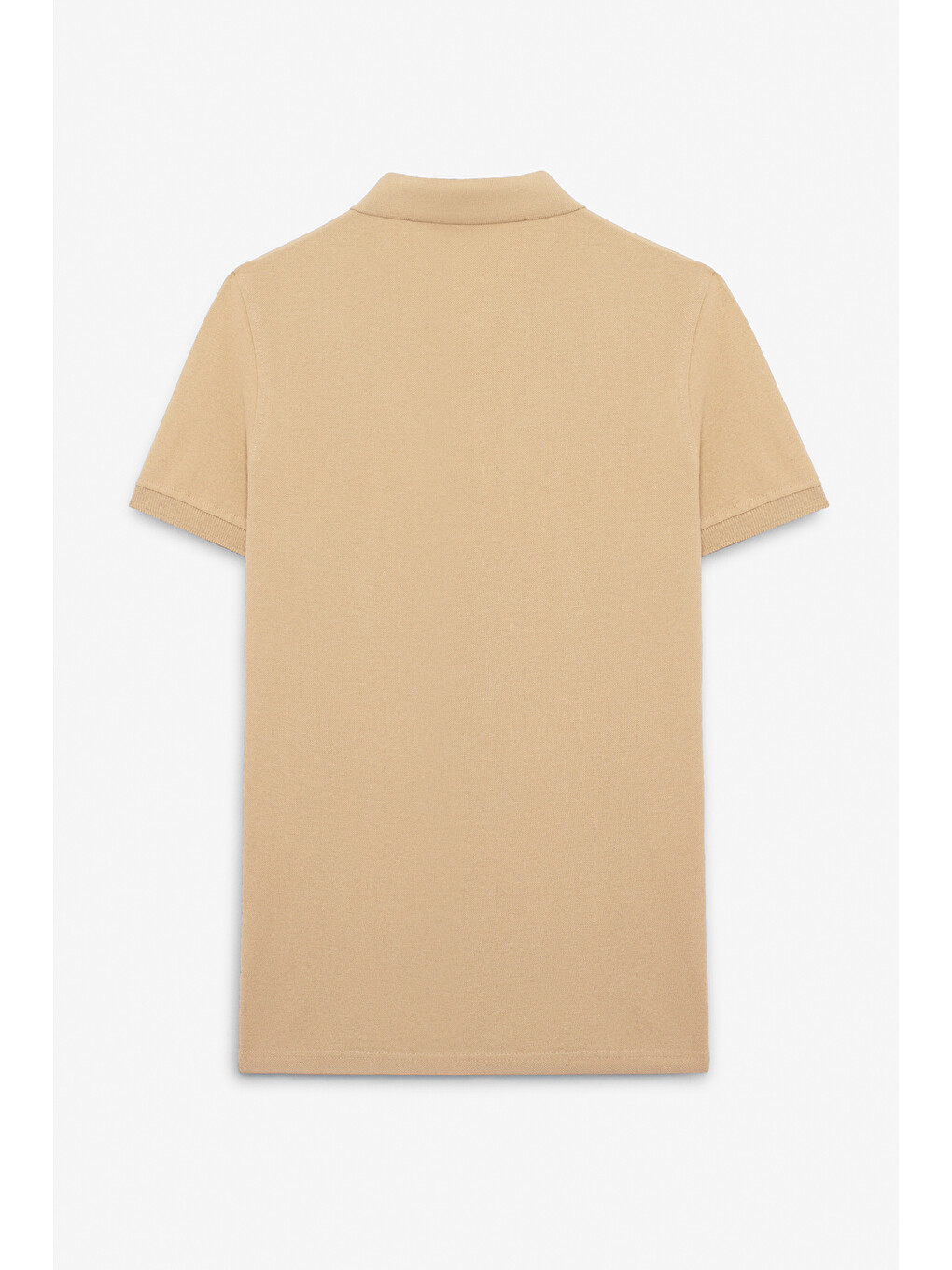 Bej SKYLOOM Erkek %100 Pamuk Kısa Kollu Regular Fit BEJ Polo Yaka T-shirt-2