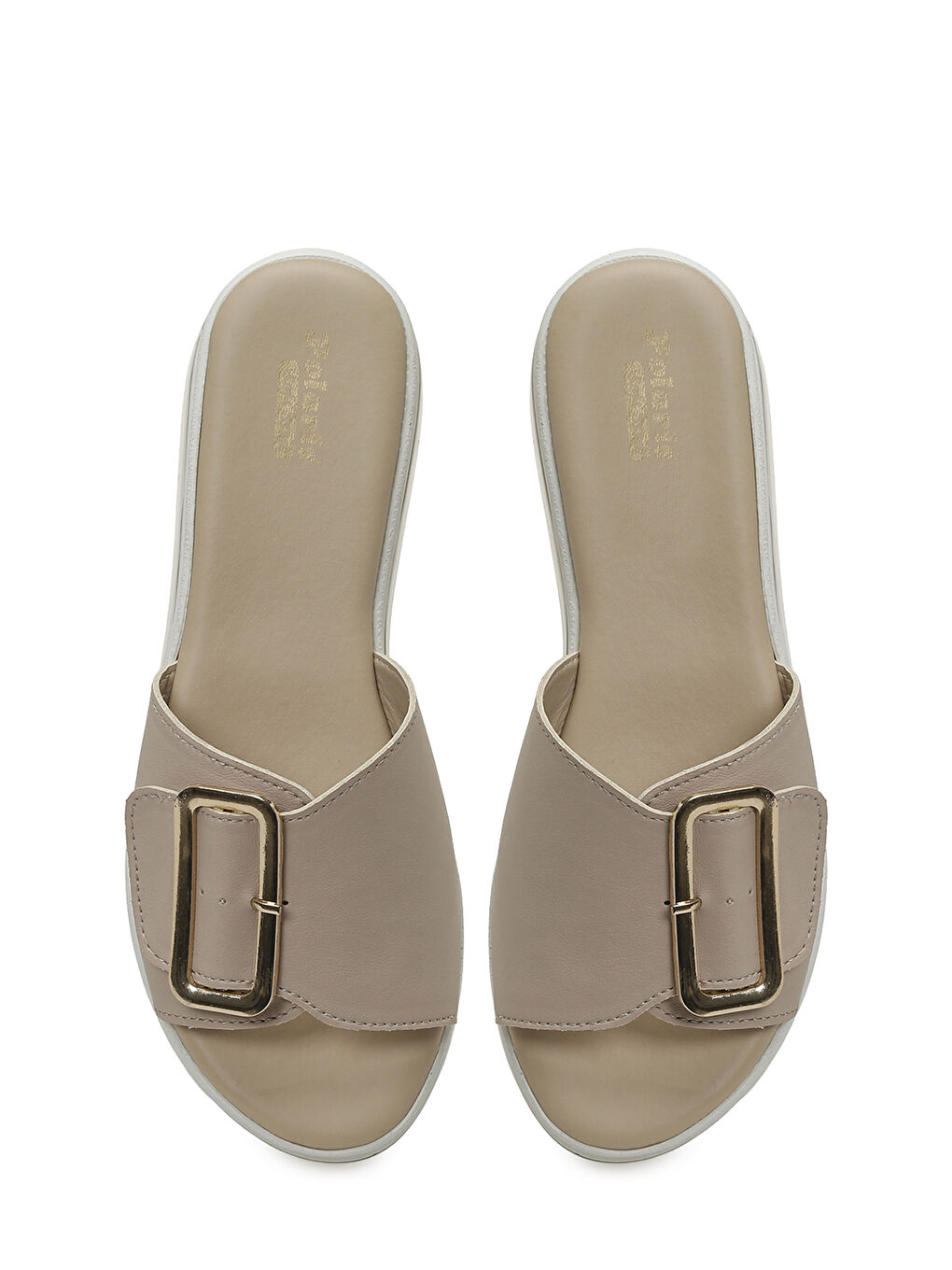 Bej 325565.Z 5FX Pudra Kadın Terlik-3