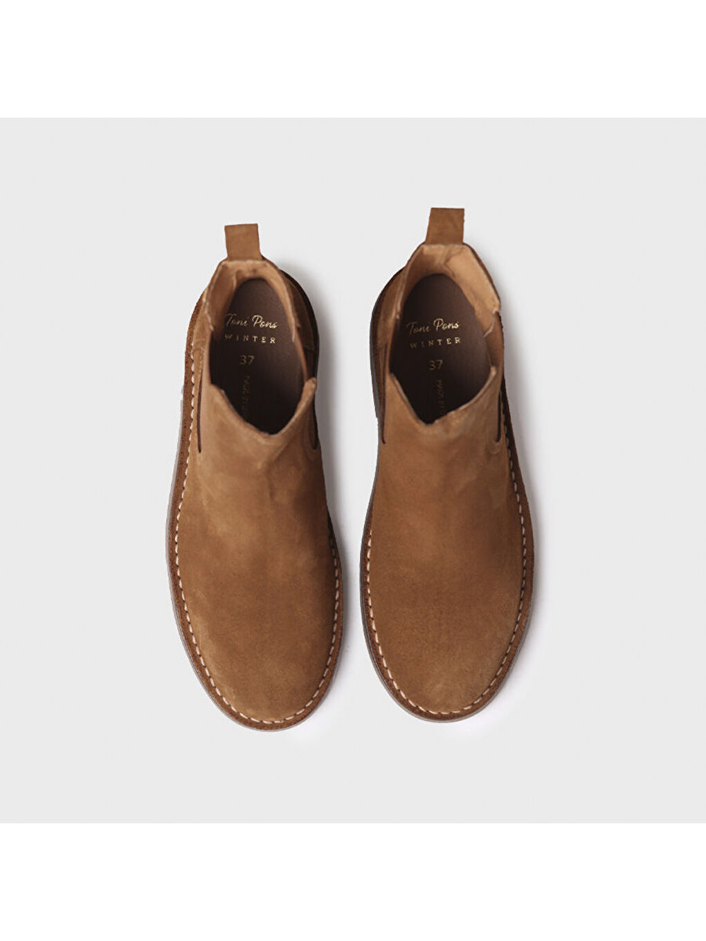 Kahverengi Kadın Bot ISA-SY Ankle boot in Suede in Tobacco (Torrat)-2