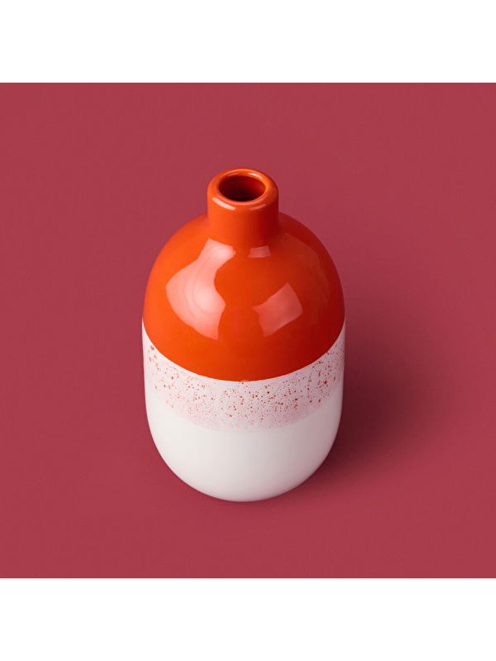 Deco Earthy Hues Vazo - Turuncu - 25 cm-1