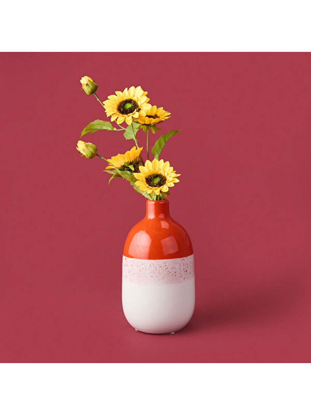 Deco Earthy Hues Vazo - Turuncu - 25 cm-3