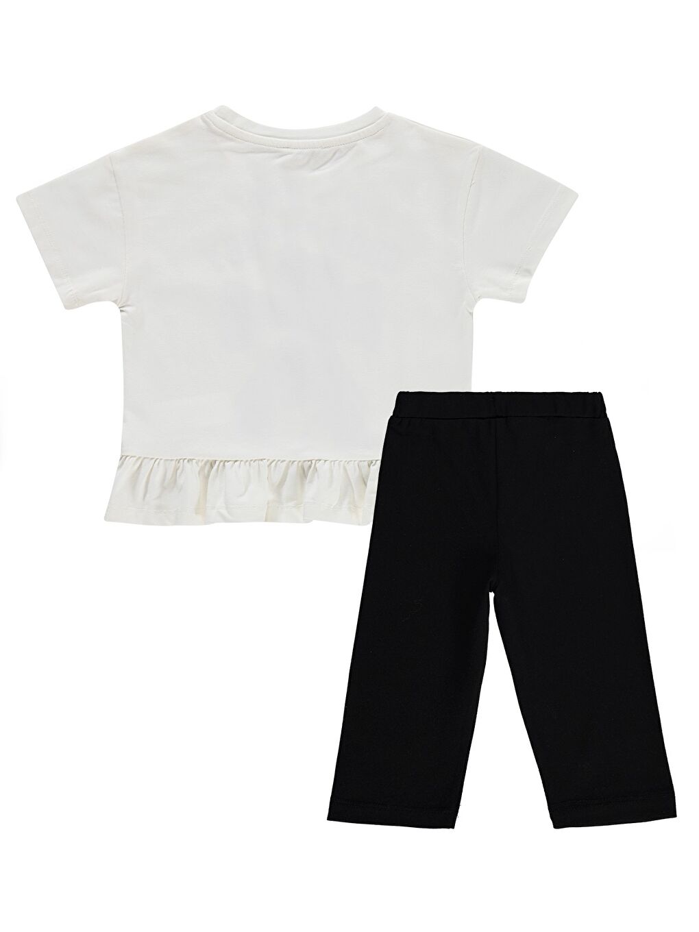 Girls Good Energy Clup Baskılı 2-5 Yaş Takım - Ekru 2-3 Yaş-1