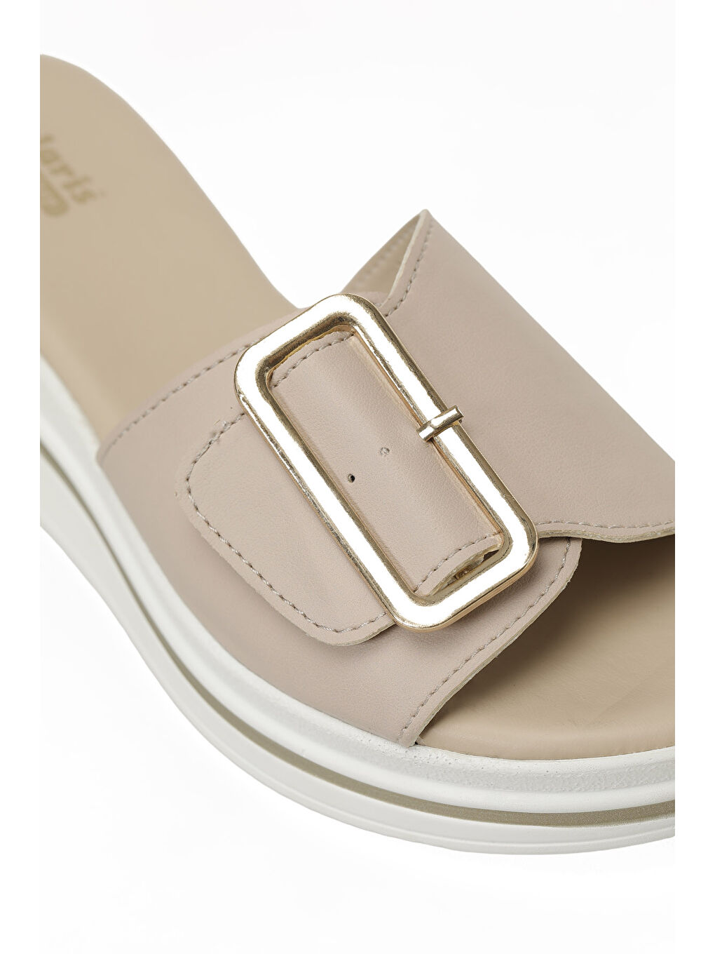 Bej 325565.Z 5FX Pudra Kadın Terlik-6