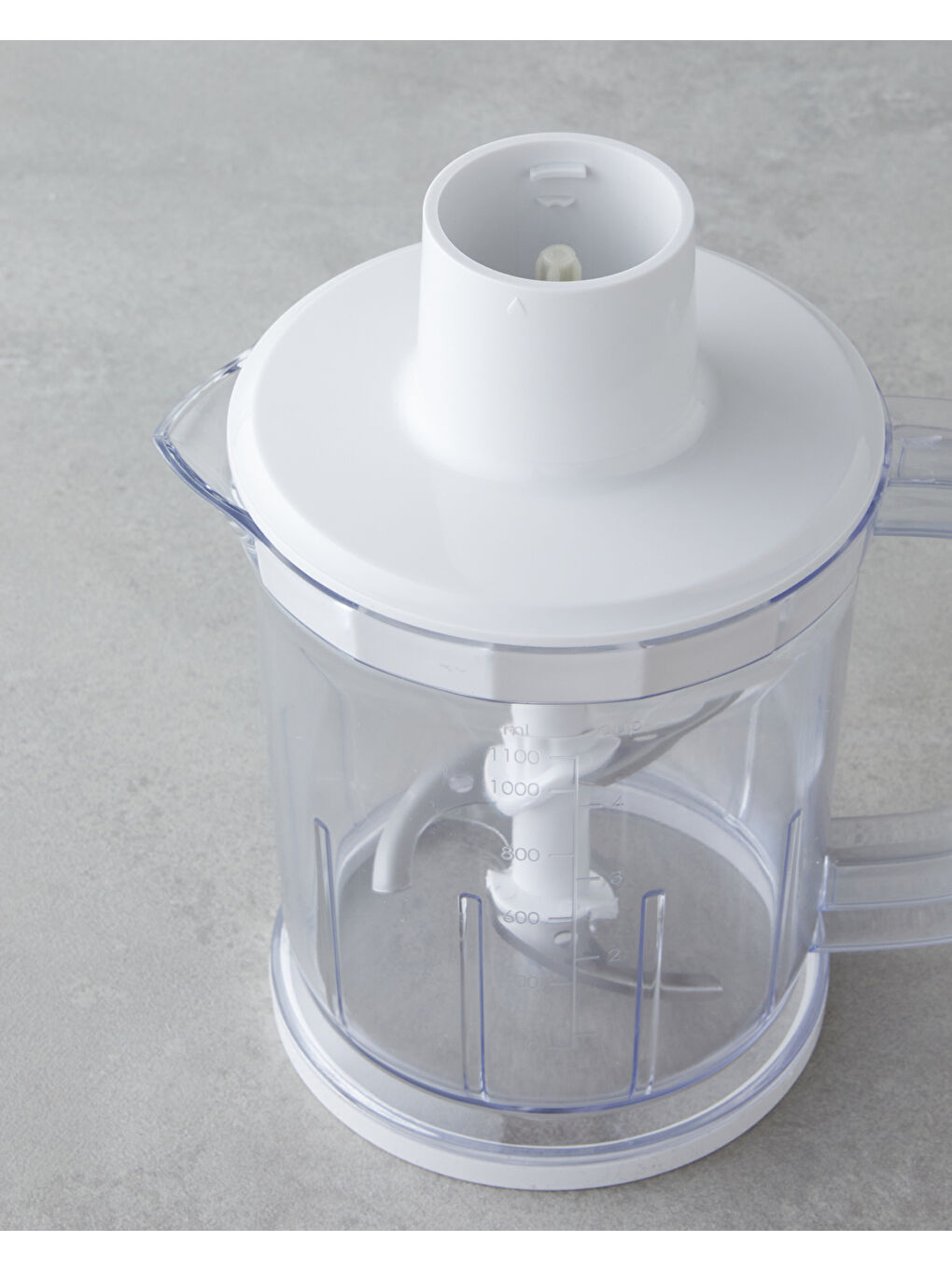 MBS 3010 4 Bıçaklı Mini Blender Seti 1500W Beyaz-Krom-6