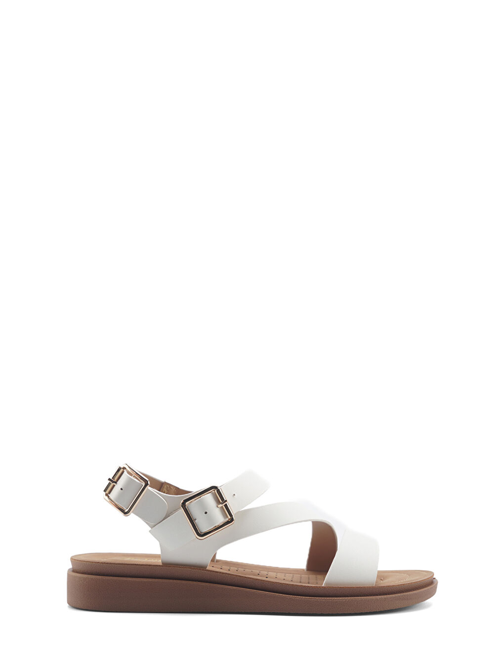 166925.Z5FX Beyaz Kadın Comfort Sandalet