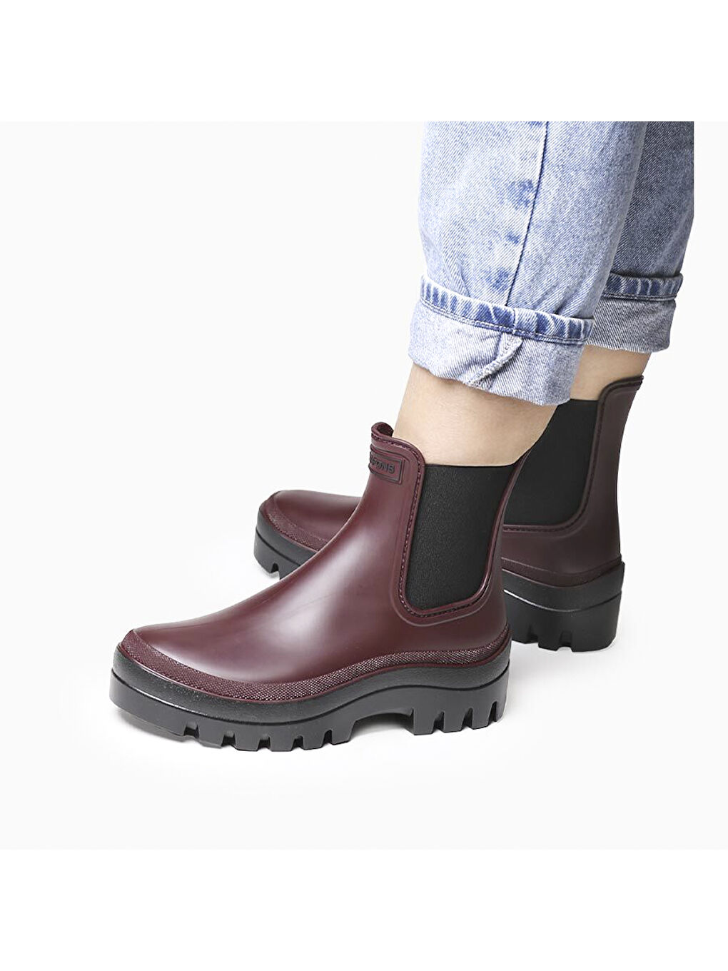 Bordo Kadın Bot (Yağmur ) Carter Ankle Boot Wate VI ( Burgundy )-3
