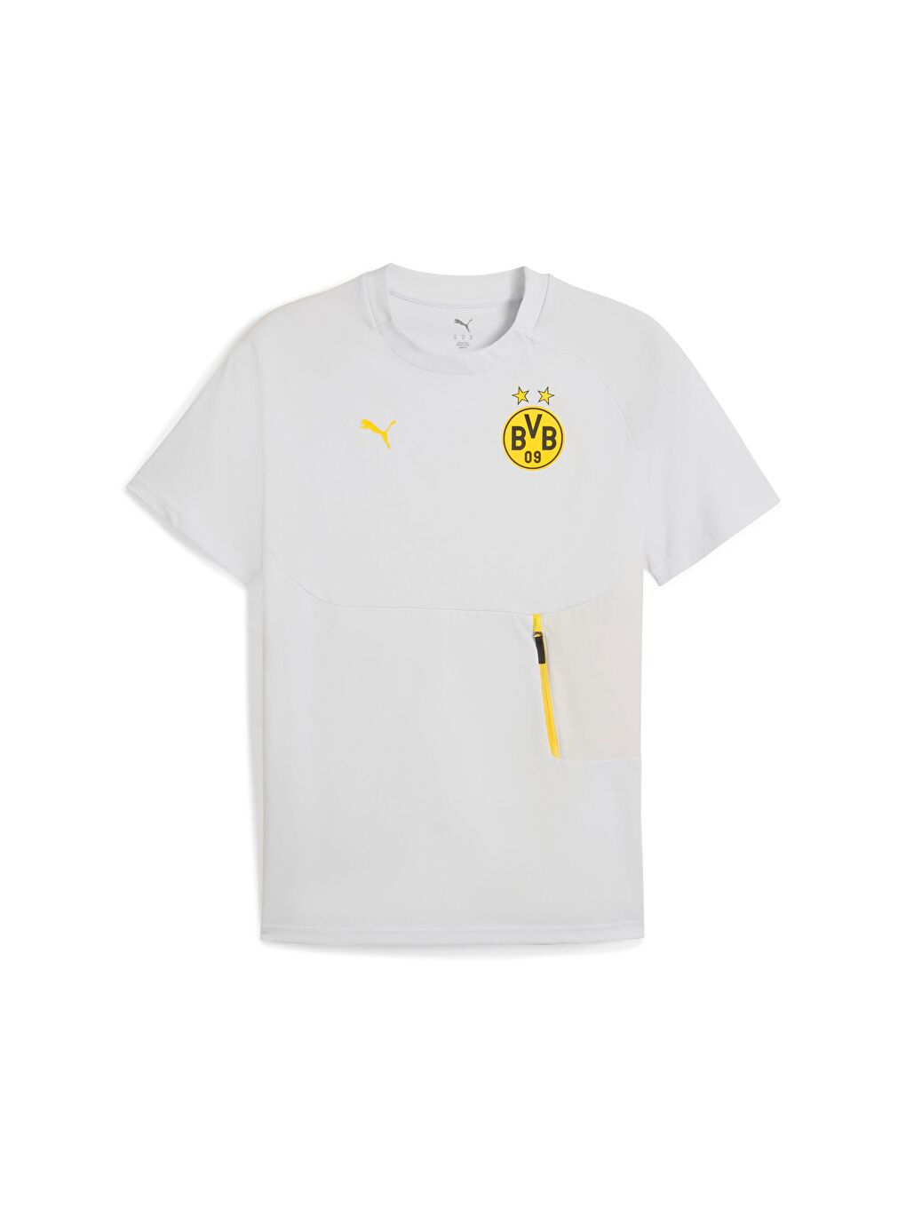 Gri BORUSSIA Dortmund PUMATECH Erkek Cepli Tişört