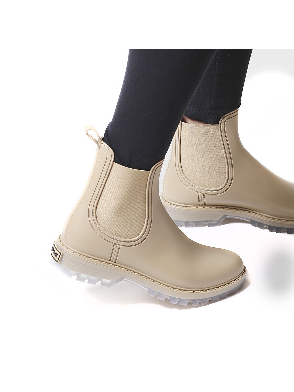 Bej Kadın Bot (Yağmur ) Coney Ankle Boot Water Beıge-3