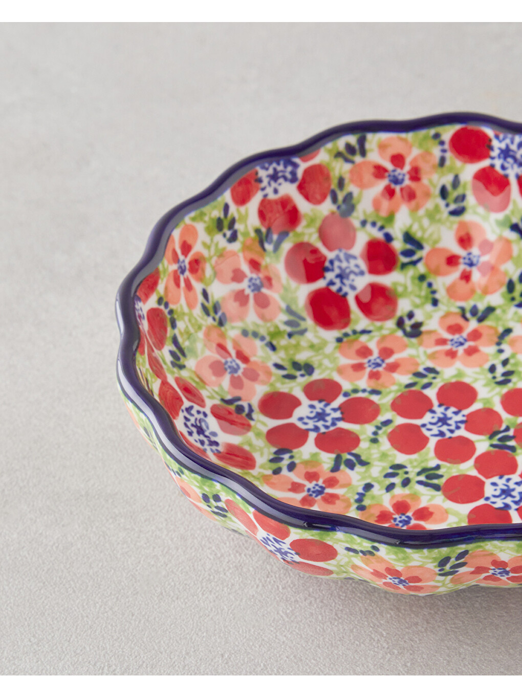 Beyaz Botanic Stoneware Kase 15 Cm Renkli-2