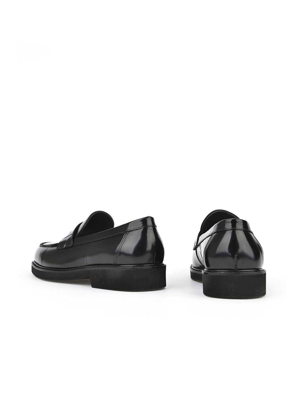 Erkek Hakiki Deri Ayakkabı 151145Z144 Siyah-2