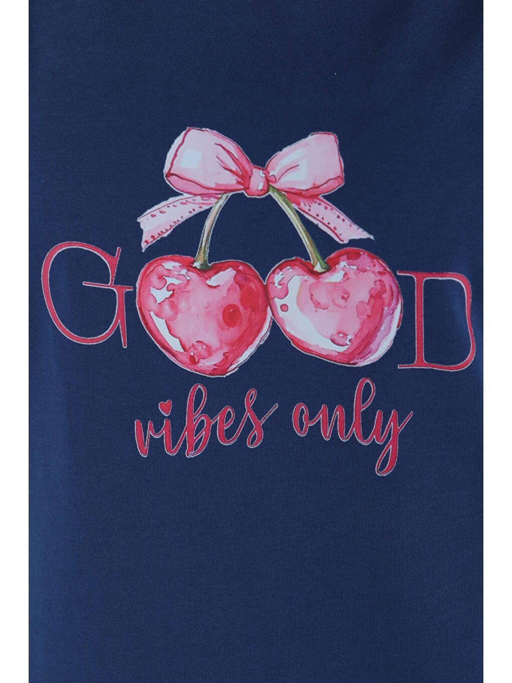 Baskılı Kısa Kollu T-Şhirt Lacivert - 27500-3