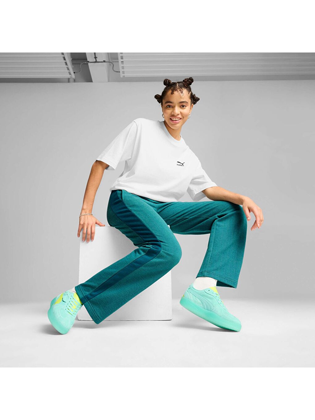 Yeşil Palermo Moda Xtra Kadın Ayakkabı-6