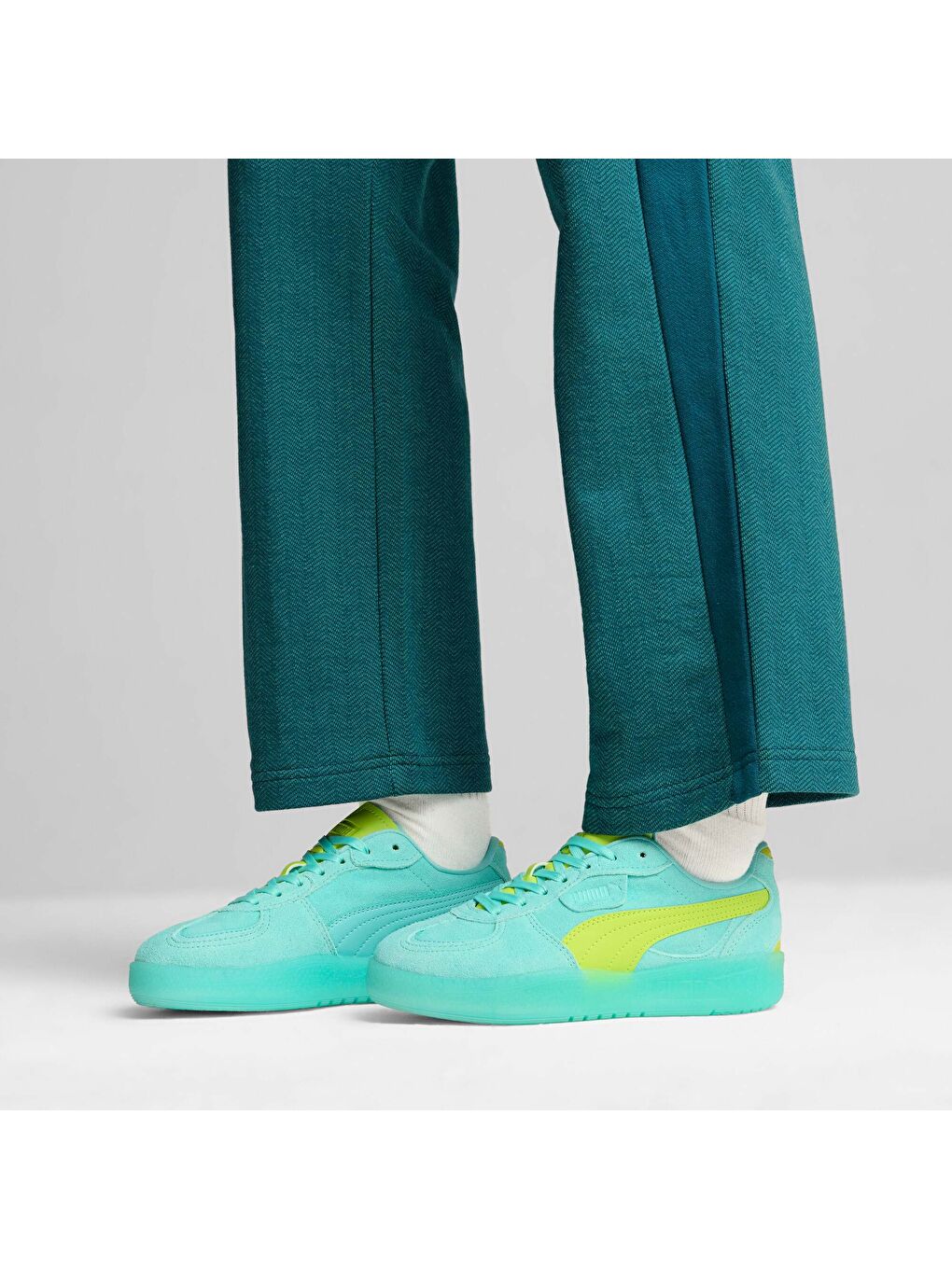 Yeşil Palermo Moda Xtra Kadın Ayakkabı-7