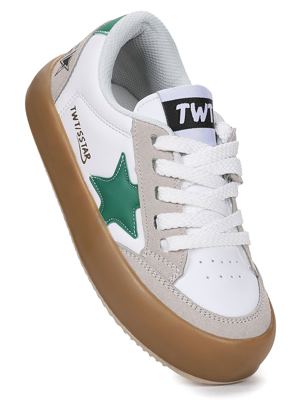 Gri Rida Günlük Bağcıklı Kız Çocuk Spor Ayakkabı