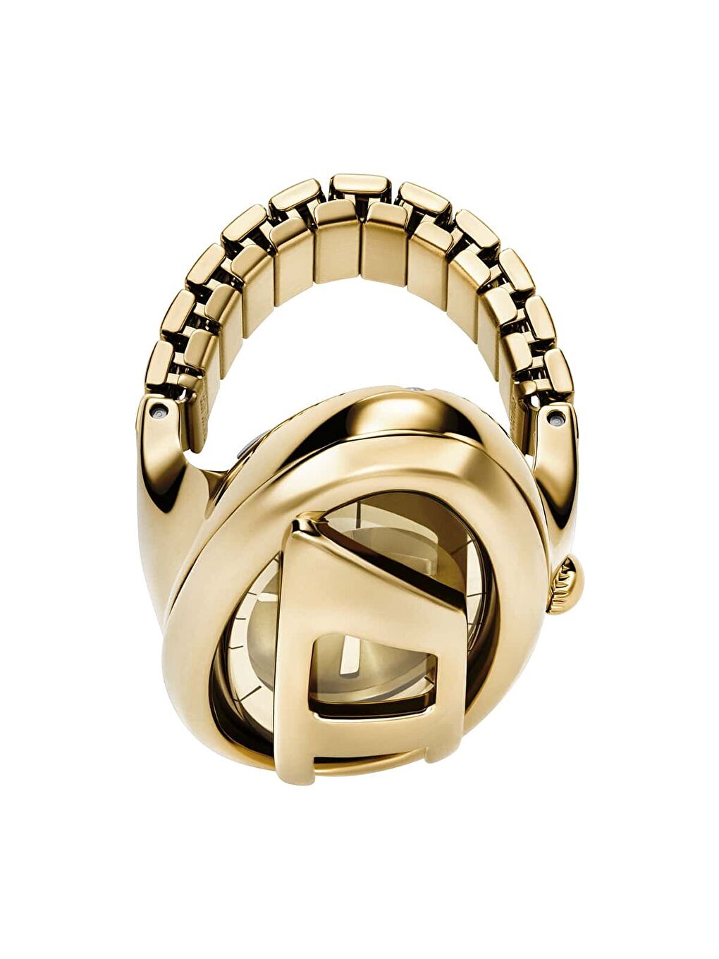 Sarı DZ5626 Kadın Yüzük Saat-1