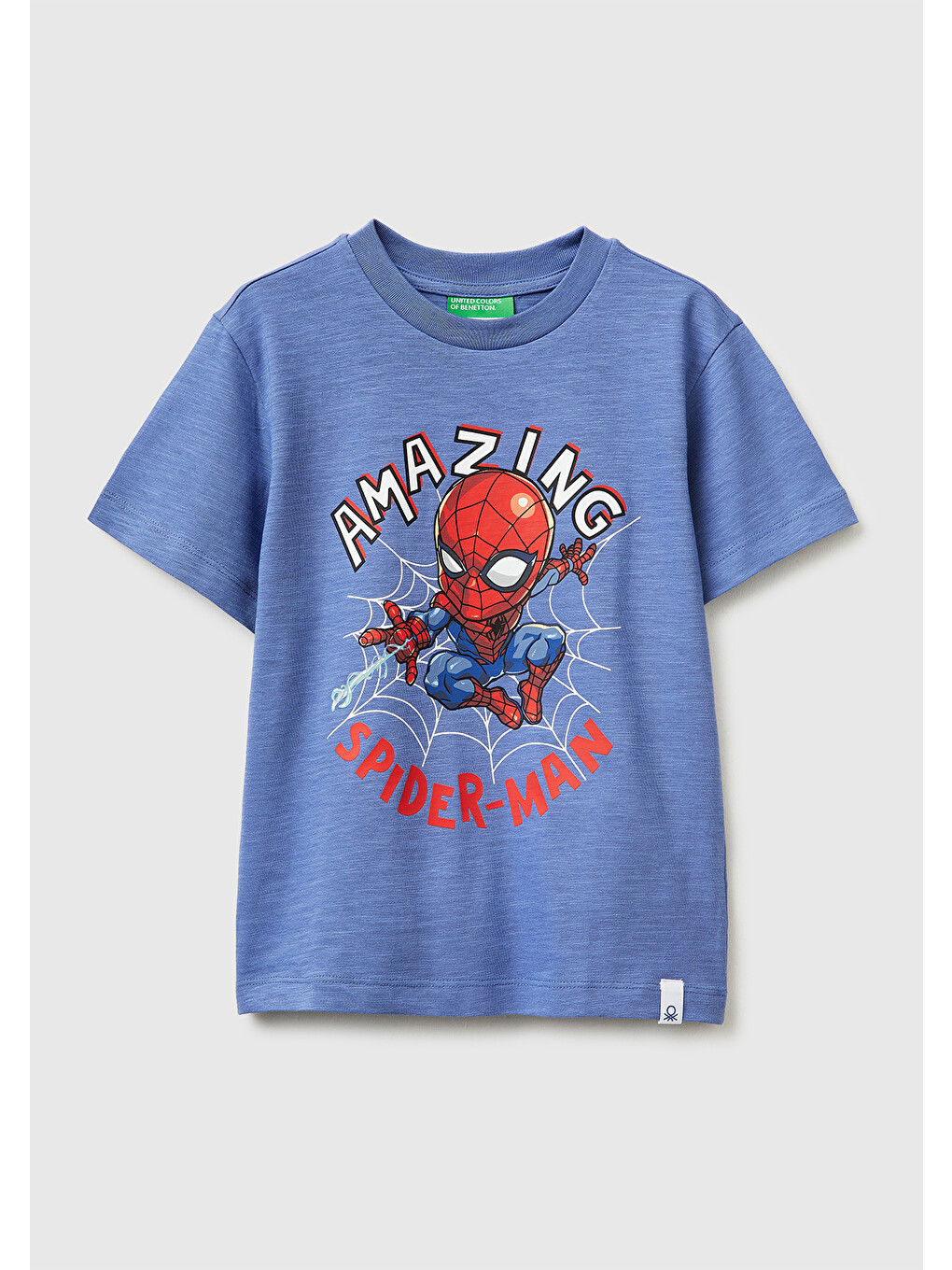 Turkuaz Erkek Çocuk Havacı Mavi Hulk Baskılı Bisiklet Yaka T-Shirt
