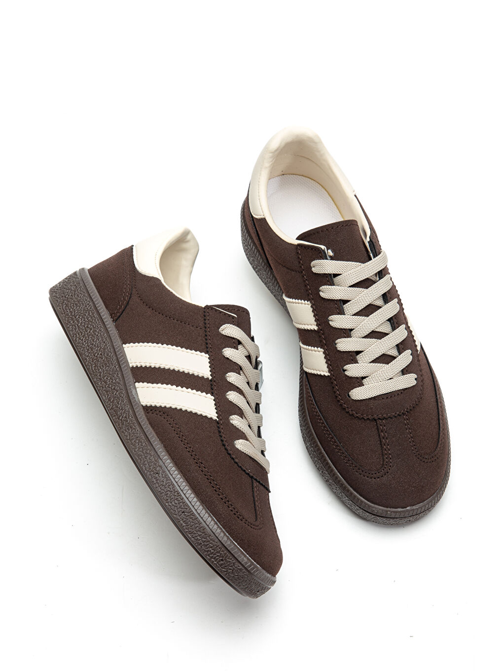 Kahverengi Kate Günlük Ortopedik Kadın Sneaker Spor Ayakkabı