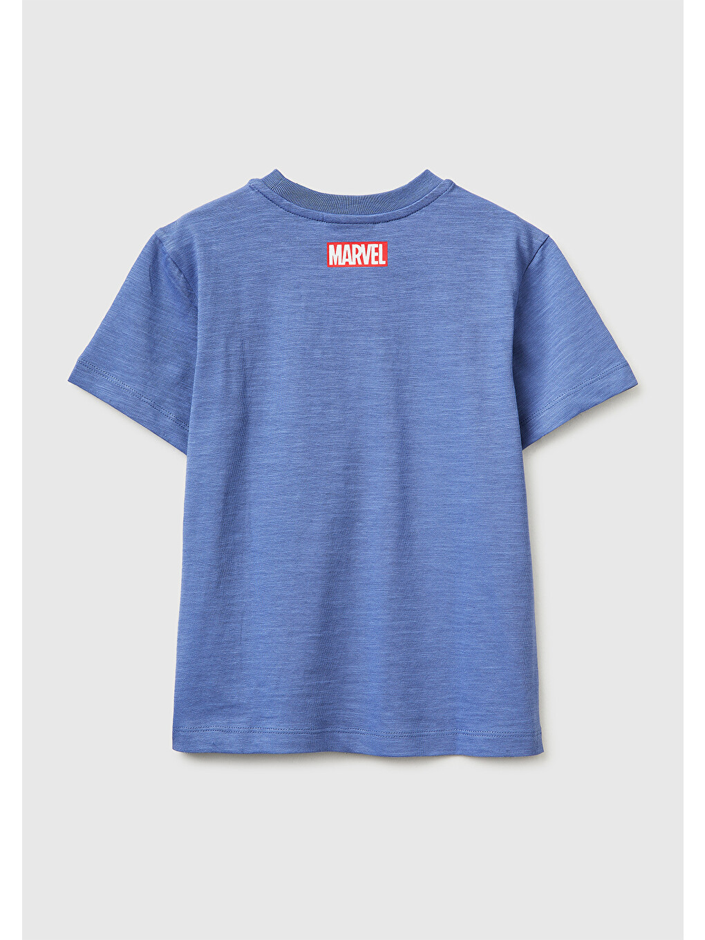Turkuaz Erkek Çocuk Havacı Mavi Hulk Baskılı Bisiklet Yaka T-Shirt-1