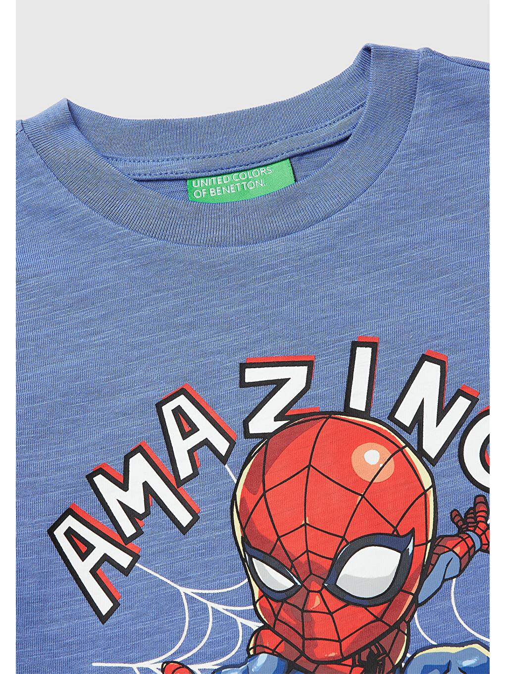Turkuaz Erkek Çocuk Havacı Mavi Hulk Baskılı Bisiklet Yaka T-Shirt-2