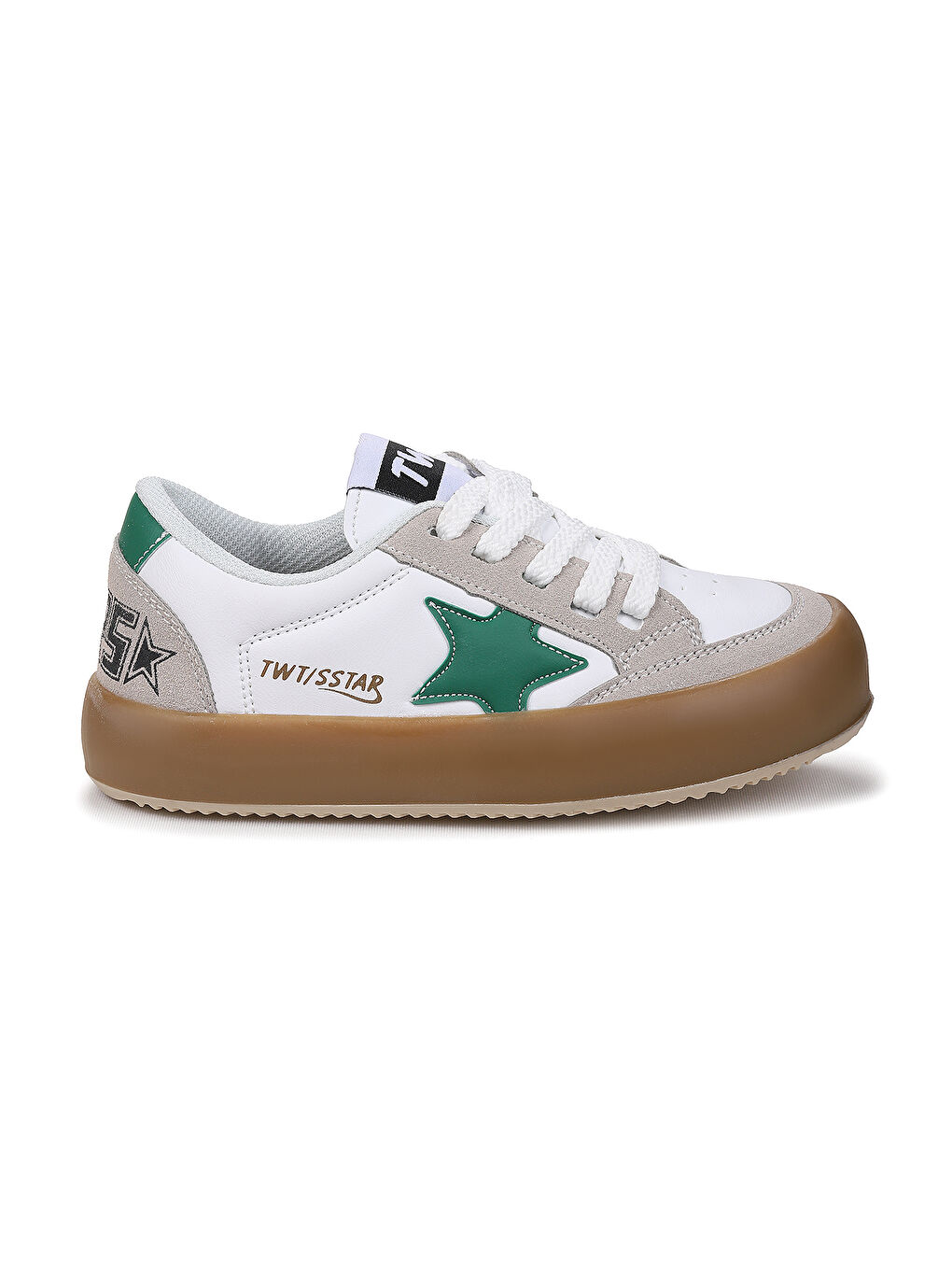 Gri Rida Günlük Bağcıklı Kız Çocuk Spor Ayakkabı-2