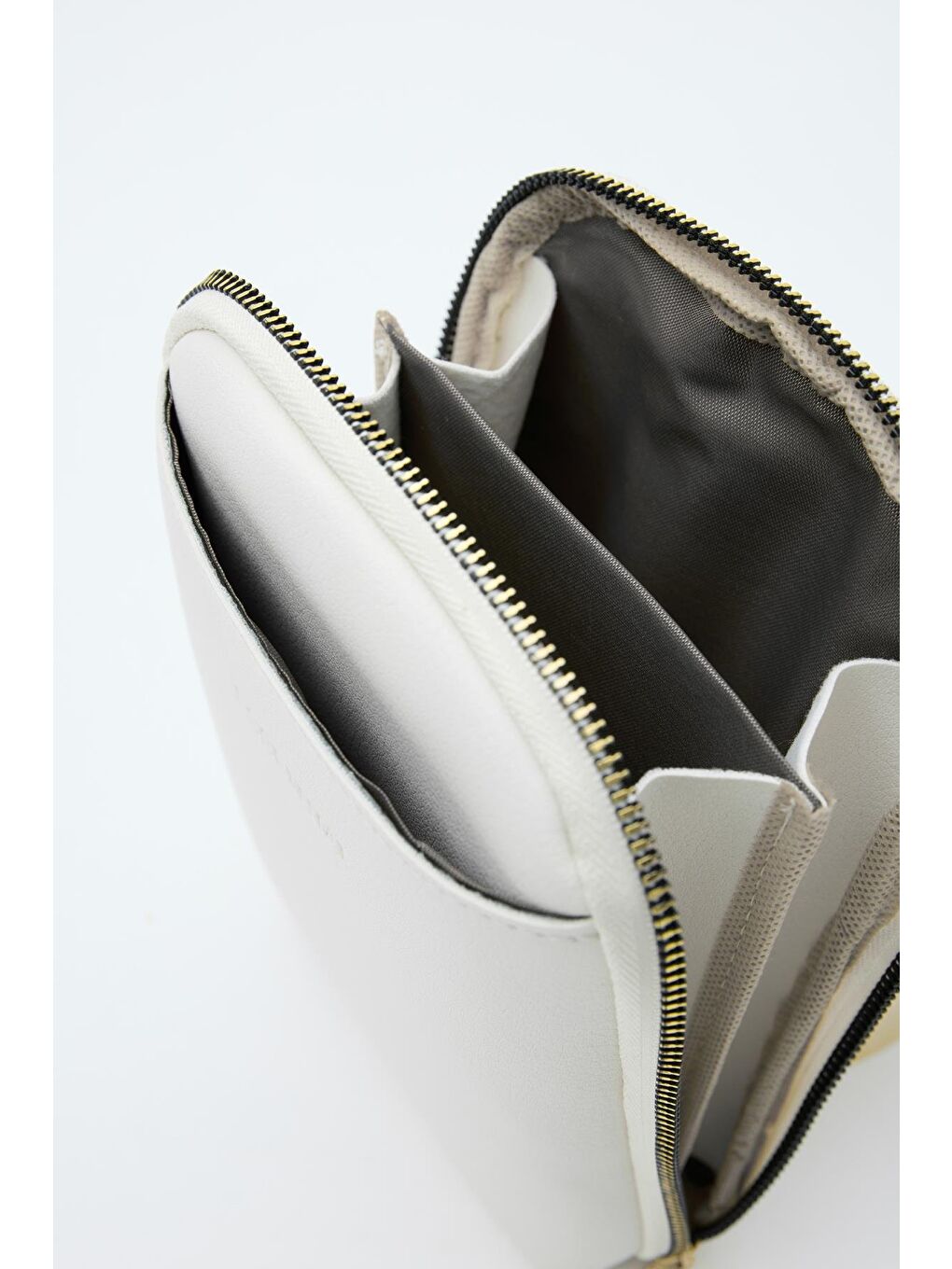 Ekru Vux Çapraz Çanta Krem-7