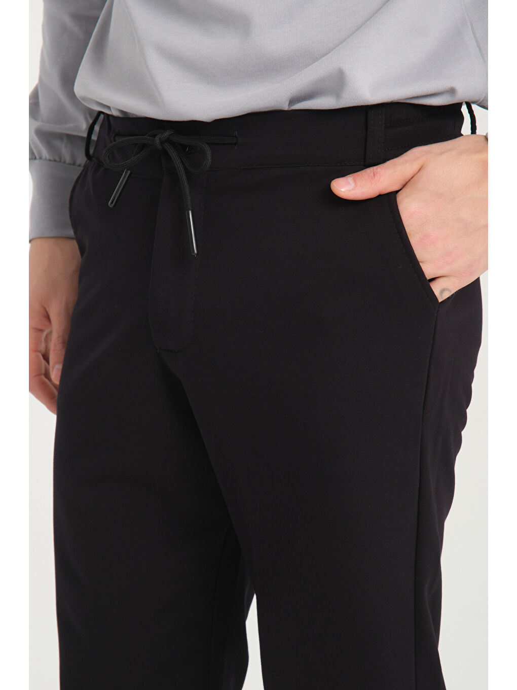 Lacivert Duble Paça Kompak Erkek Pantolon 3575-2